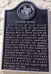 Gilmer Hotel Historical Marker