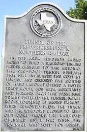 fredericksburg & Northern Train Tunnel Marker