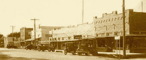 Downtown Bertram, circa 1930