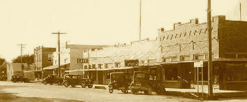 Downtown Bertram, circa 1930 Downtown Bertram, circa 1930