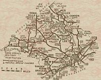 Historic Comal County Map Historic Comal County Map
