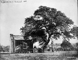 Cypress Mill One Room Schoolhouse c1875