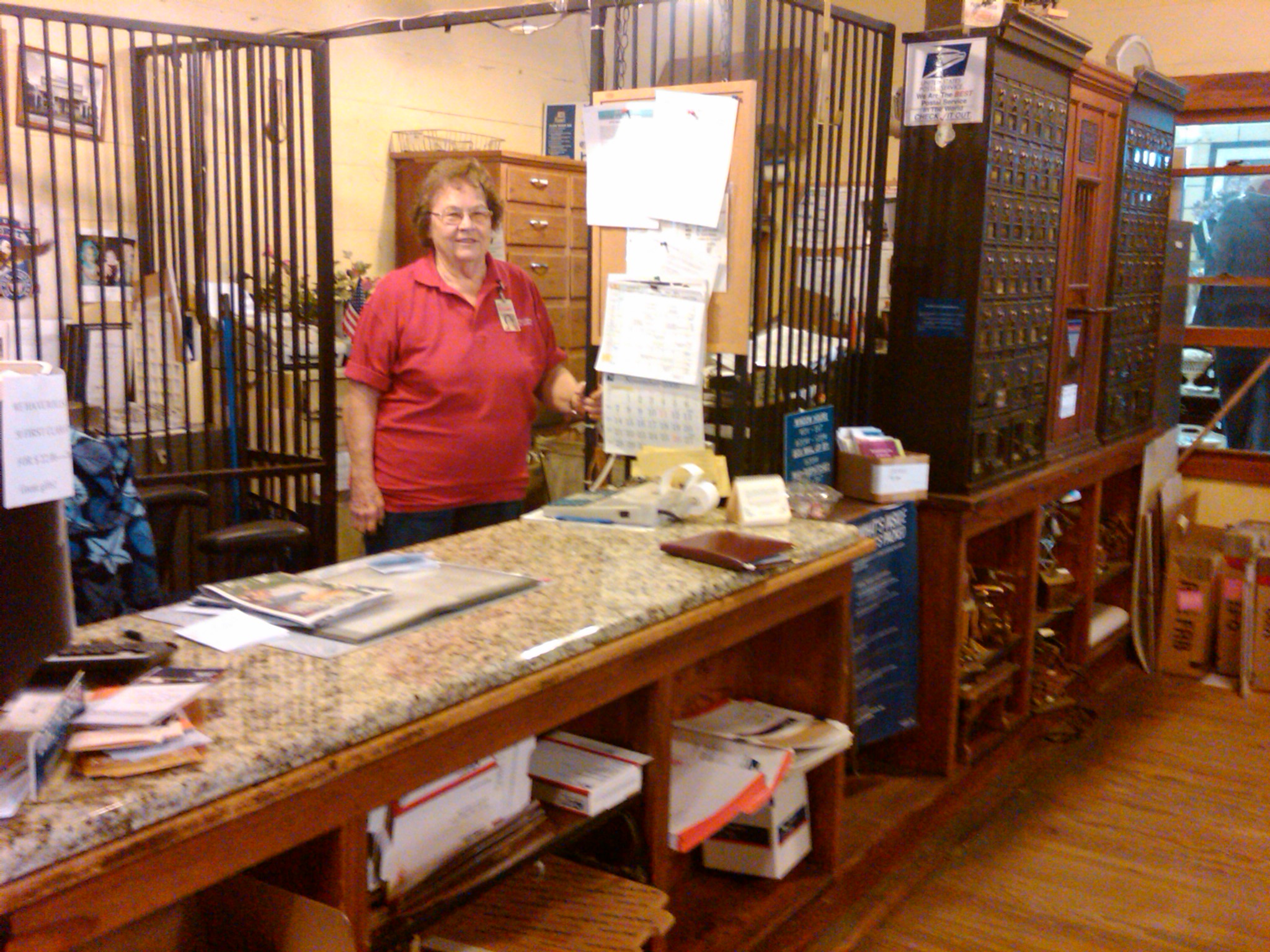 Dorothy Beyer, past Postmaster: 'Not much has changed here since we opened in here 1904'