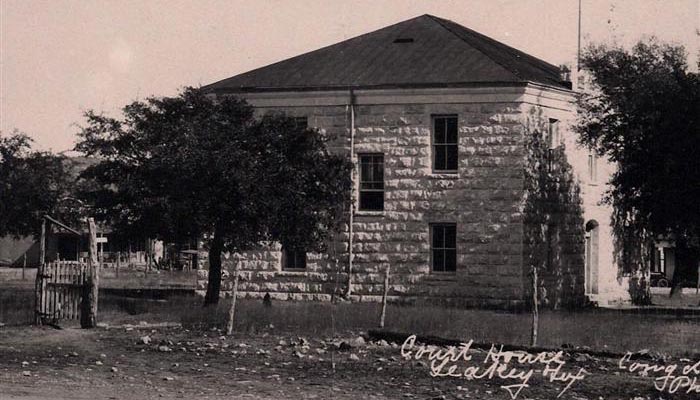 Real County Courthouse-way back