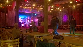 The bands starts at Sisterdale Dance Hall