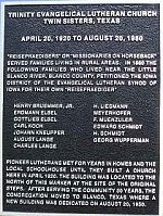 Lutheran Church Marker