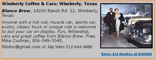Car Shows Swap Meets Rallies In Texas Tx Hill Country