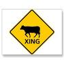 Cattle Crossing Sign