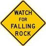 Falling Rock Sign
