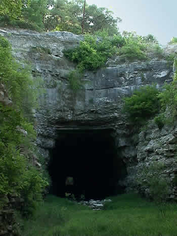 Alamo Springs Bat Tunnel Entrance